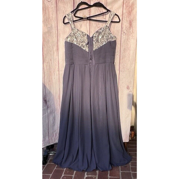 Lavetir Bridesmaid Formal Special Event Hi-Low Strappy Lace Up Dress Lavender 26 - Picture 2 of 10